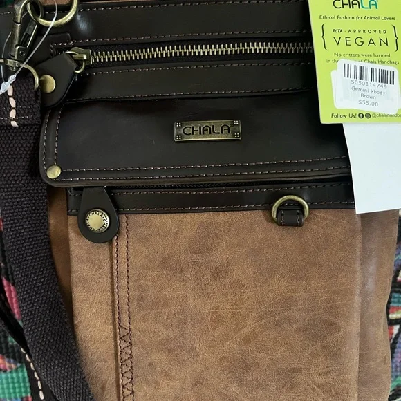 🐰Chala Vegan Gemini Crossbody Bag - Picture 2 of 4